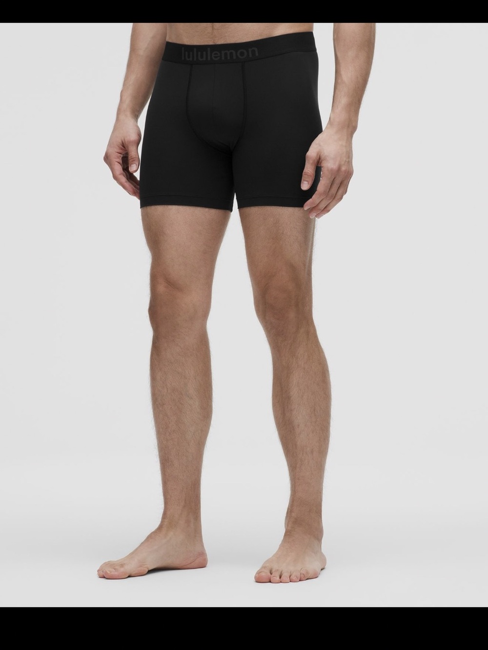 lululemon athletica Men’s Black Boxer Briefs - Athletic Support